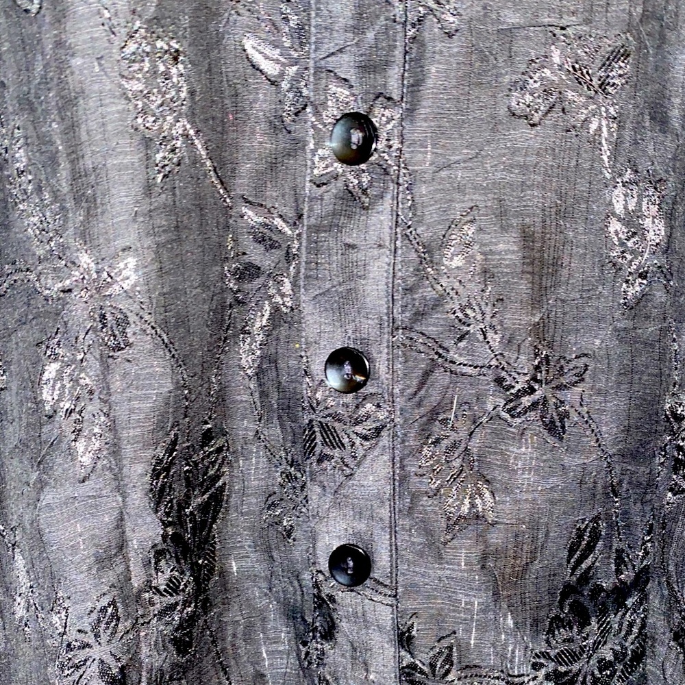 Coldwater Creek Button Down Floral Lightweight Top - image 2